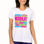 Colourful Microbiology t-shirts