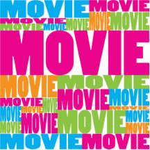 Colourful Movie Cut Out