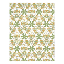 Colourful multicolor repeat patterns letterhead design