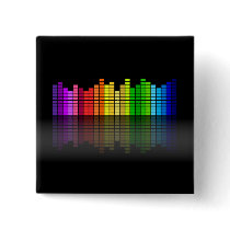 Colourful Music Equalizer w/Reflection, Cool Techn Pins