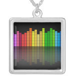 Colourful Music Equalizer w/Reflection, Cool Techn Jewelry