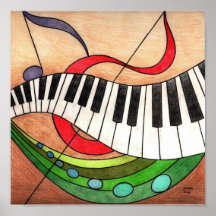 Colourful Music Poster