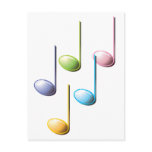 Colourful Musical Notes