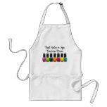 Colourful Nail Polish Bottles, Nail Salon aprons