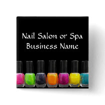 Colourful Nail Polish Bottles, Nail Salon