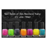 Colourful Nail Polish Bottles, Nail Salon flyers