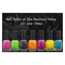 Colourful Nail Polish Bottles, Nail Salon