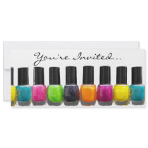 Colourful Nail Polish Bottles, Nail Salon