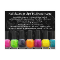Colourful Nail Polish Bottles, Nail Salon