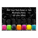 Colourful Nail Polish Bottles, Nail Salon Sign posters