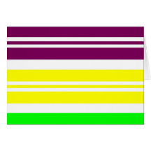 Colourful Neon Rainbow Stripes Vibrant Bold Patter Greeting Cards