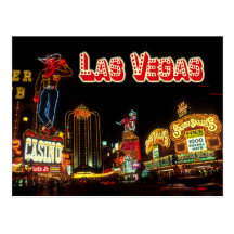 Colourful Neon Signs, Las Vegas, Nevada Post Card