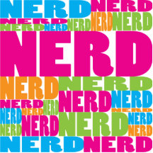 Colourful Nerd Cut Out