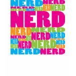 Colourful Nerd t-shirts
