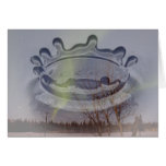 Colourful Northern Sky; Customizable Card