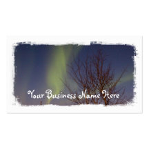 Colourful Northern Sky; Promotional Business Card Templates