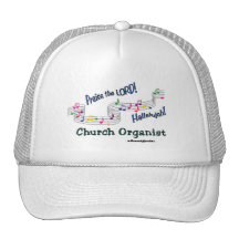 Colourful Notes Organist Trucker Hat