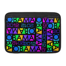 Colourful Obama 2012 iPad sleeve