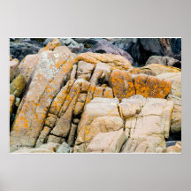 Colourful Ocean Rocks Print