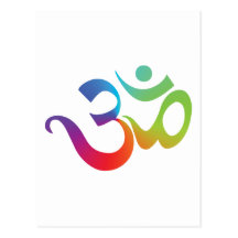 Colourful Om Gift Post Cards