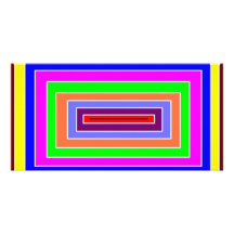 Colourful Optical Effect Photo Cards