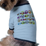 Colourful Owl Pattern Doggie Shirt