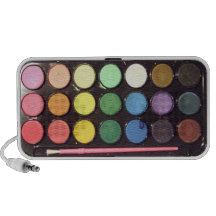 Colourful Paint Box Rainbow Notebook Speaker