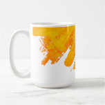 Colourful painted mug