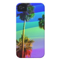 Colourful Palm Tree iPhone4 Case iPhone 4 Cases