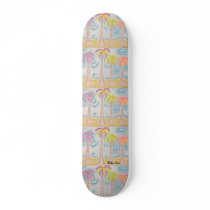Colourful Palms-skateboard