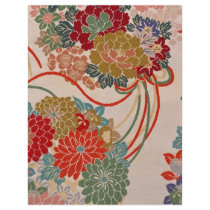 Colourful paper for craft and scrapbooking letterhead template