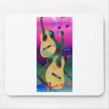 Colourful Party Guitars Mousepad