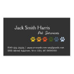 Colourful Paws Dog Pet Veterinarian Business Card Templates