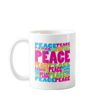 Colourful Peace Coffee Mugs