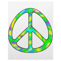 colourful peace sign