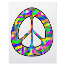 colourful peace sign