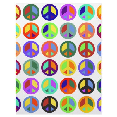 Colourful Peace Signs by Creativethought