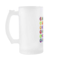Colourful Peace Signs Mug