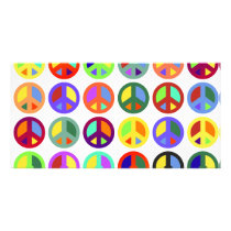 Colourful Peace Signs