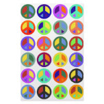 Colourful Peace Signs