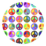 Colourful Peace Signs
