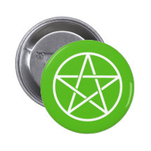 Colourful Pentagrams Buttons