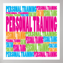 Colourful Personal Training Print
