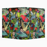 Colourful Pet Parrots Binder