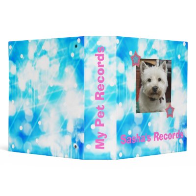 Colourful pet records binder by DizzyDebbie