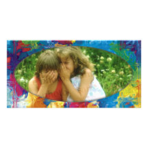 Colourful photo frame - Photo Card