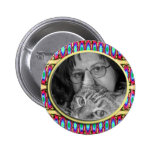 colourful photoframe pinback buttons
