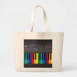 Colourful piano keyboard bags