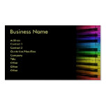 Colourful Piano Keyboard Business Cards
