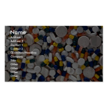 Colourful Pills Business Cards